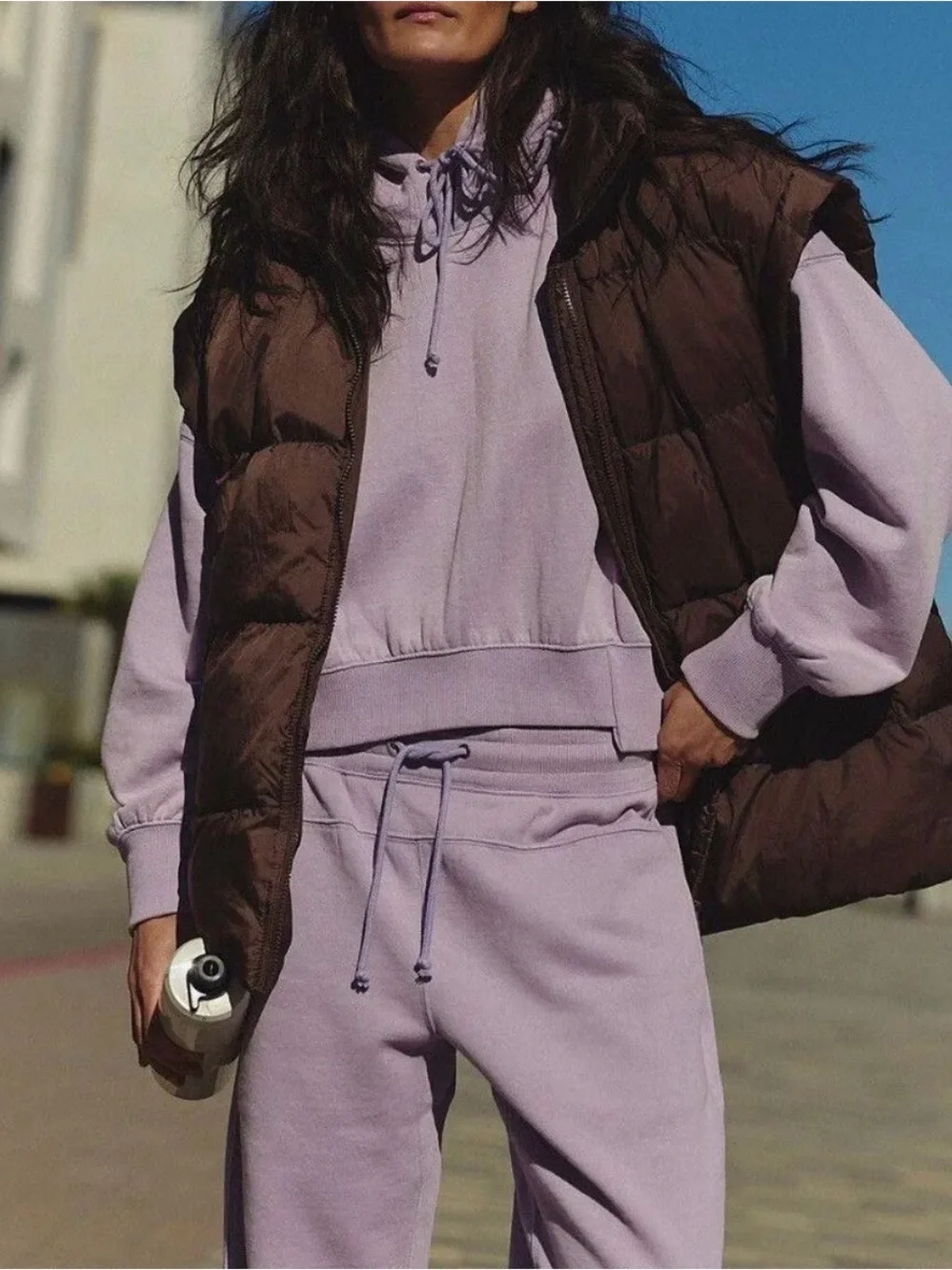 FP Movement by Free People Lavender Cozy Hoodie Sweats Set